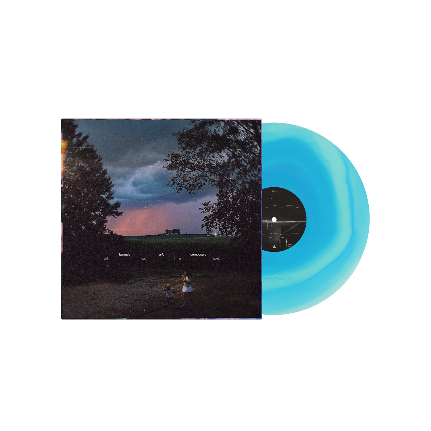 With You In Spirit LP (Clear Blue Swirl)