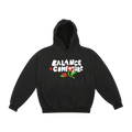 Flower Black Hoodie